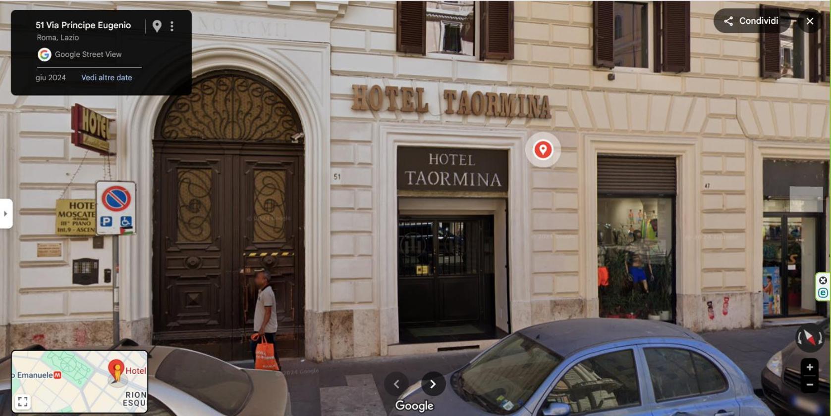 Hotel Taormina Roma Esterno foto